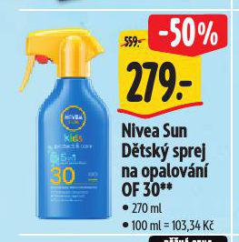 NIVEA SUN DTSK SPREJ NA OPALOVN