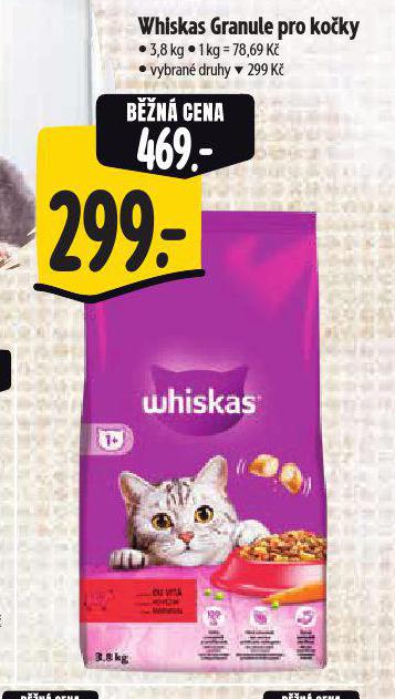 WHISKAS GRANULE PRO KOKY