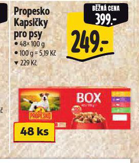 PROPESKO KAPSIKY PRO PSY