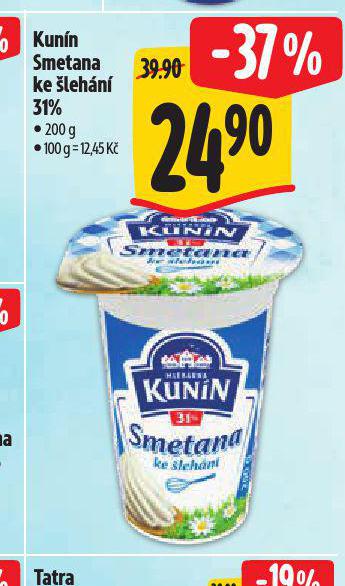 KUNN SMETANA KE LEHN 31%