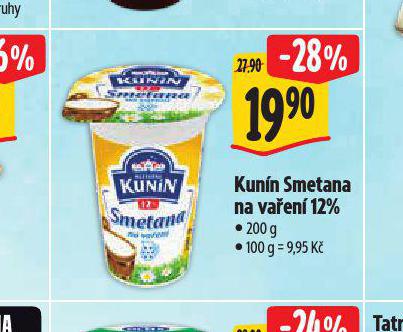 KUNN SMETANA NA VAEN 12%