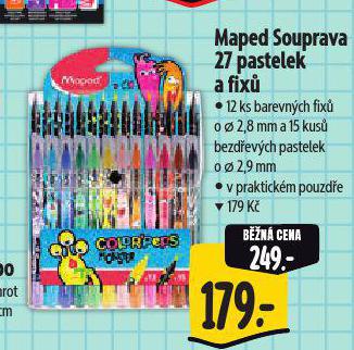MAPED SOUPRAVA 27 PASTELEK A FIX