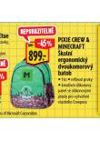 PIXIE CREW & MINECRAFT KOLN ERGONOMICK DVOUKOMOROV BATOH