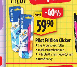 PILOT FRIXION CLICKER