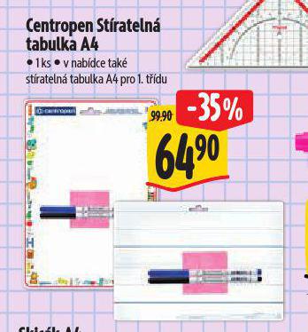CENTROPEN STRATELN TABULKA A4