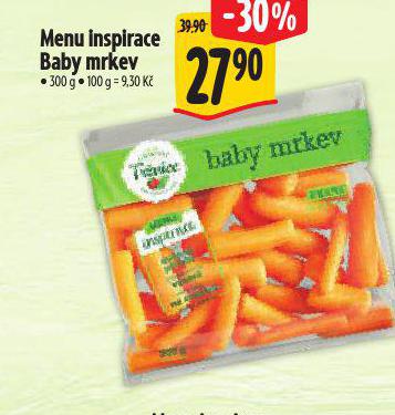 MENU INSPIRACE BABY MRKEV