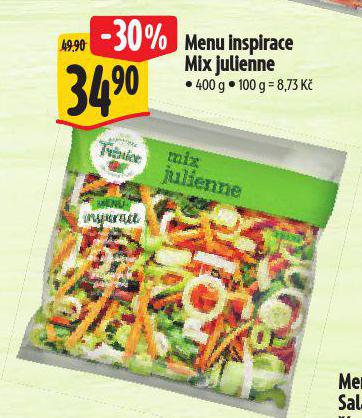 MENU INSPIRACE MIX JULIENNE