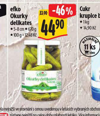 EFKO OKURKY DELIKATES