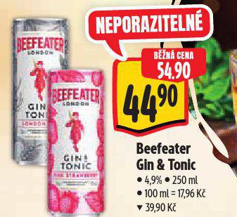 BEEFEATER GIN & TONIC