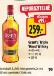 GRANTS TRIPLE WOOD WHISKY