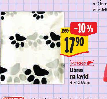 UBRUS NA LAVICI
