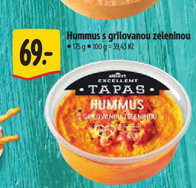 HUMMUS S GRILOVANOU ZELENINOU