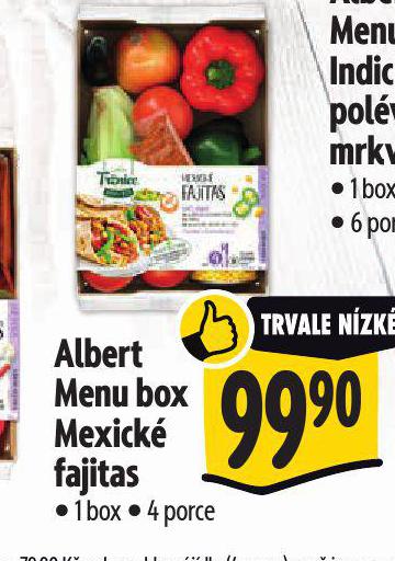 MENU BOX MEXICK FAJITAS