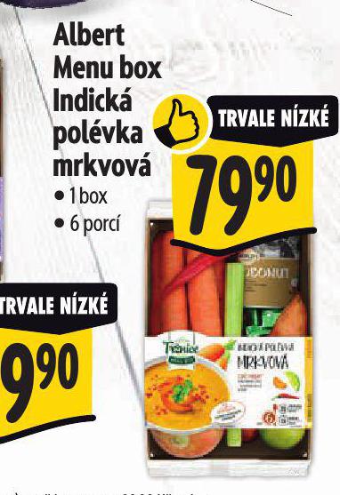 MENU BOX INDICK MRKVOV POLVKA