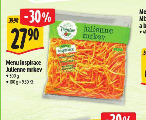 MENU INSPIRACE JULIENNE MRKEV