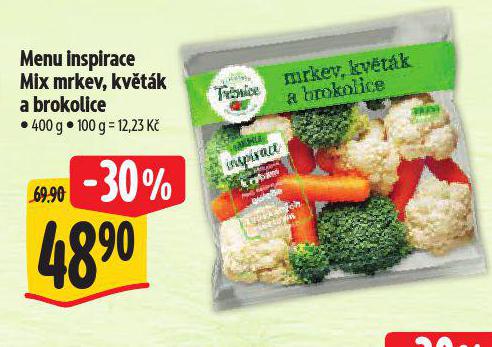 MENU INSPIRACE MIX KVTK, MRKEV A BROKOLICE
