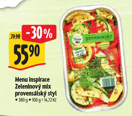 MENU INSPIRACE NA GRIL ZELENINOV MIX PROVENSLSK STYL