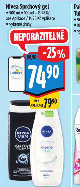 NIVEA SPRCHOV GEL