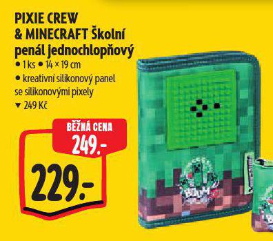 PIXIE CREW & MINECRAFT KOLN ERGONOMICK DVOUKOMOROV BATOH