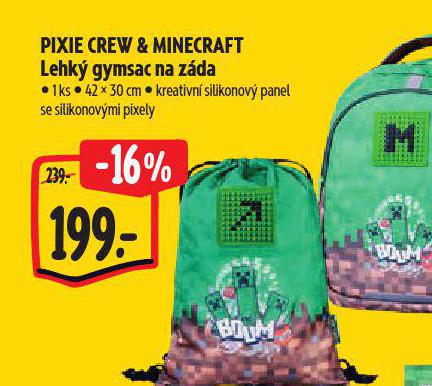 PIXIE CREW & MINECRAFT LEHK GYMSAC NA ZDA