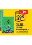 PIXIE CREW & MINECRAFT LINKOVAN POZNMKOV BLOK A5