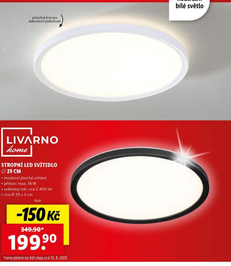 STROPN LED SVTIDLO