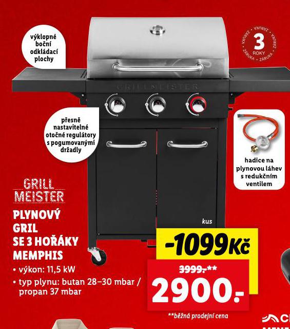 PLYNOV GRIL SE 3 HOKY MEMPHIS