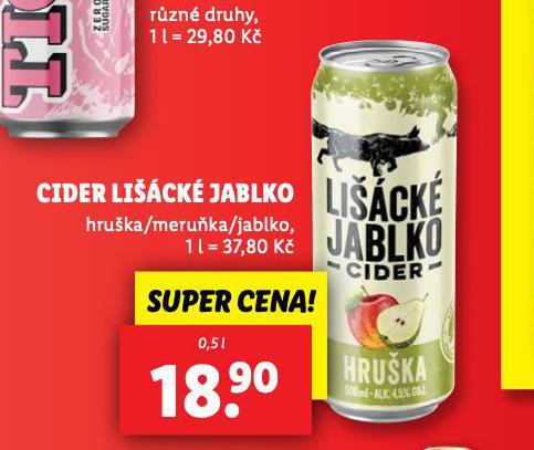 CIDER LICK JABLKO