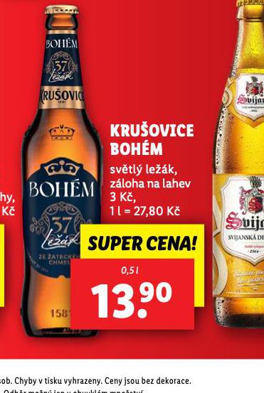 PIVO KRUOVICE BOHM