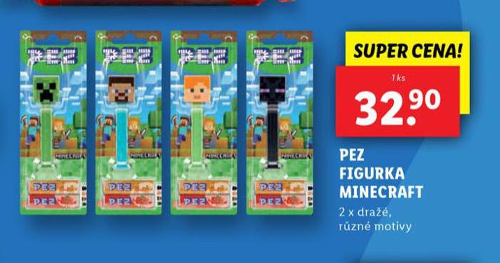 PEZ FIGURKA MINECRAFT