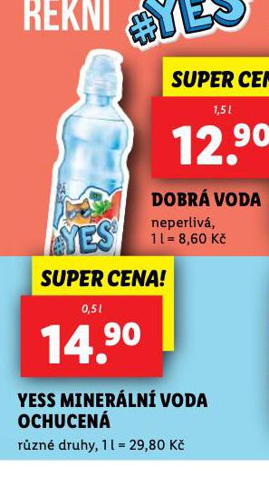 YESS OCHUCEN MINERLN VODA
