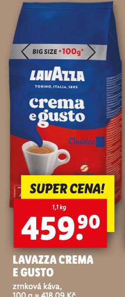 LAVAZZA CREMA E GUSTO ZRNKOV KVA