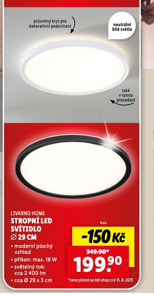 STROPN LED SVTIDLO