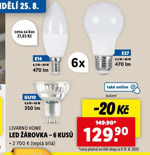 LED ROVKA 6 KUS