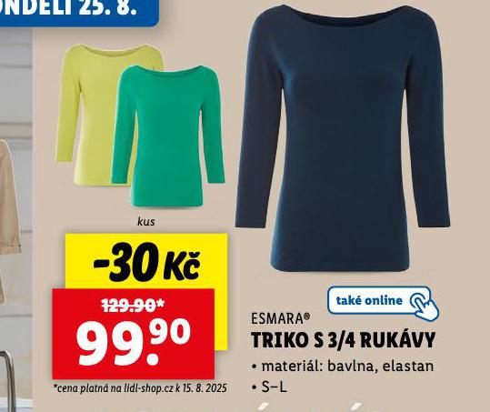 TRIKO S  3/4 RUKVY