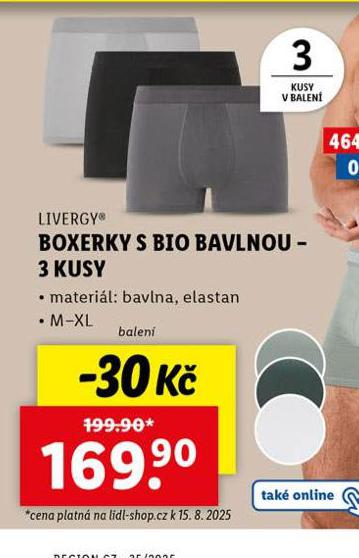 BOXERKY S BIO BAVLNOU