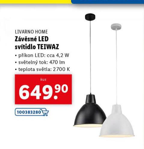 ZVSN LED SVTIDLO TEIWAZ