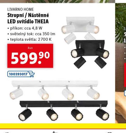 STROPN / NSTNN LED SVTIDLO THEIA