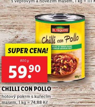 CHILLI CON POLLO