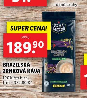 BRAZILSK ZRNKOV KVA