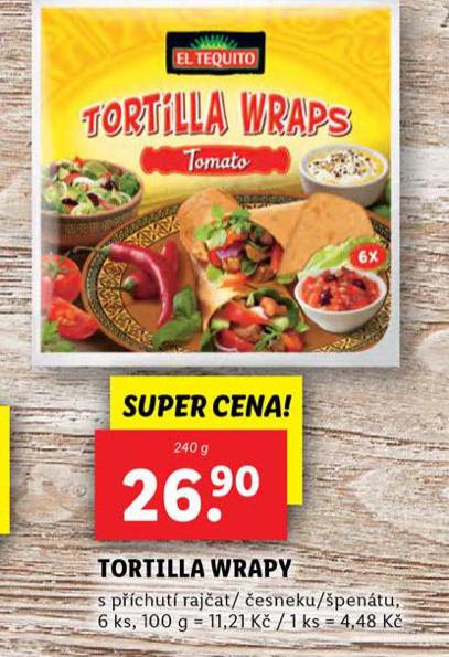 TORTILLA WRAPY