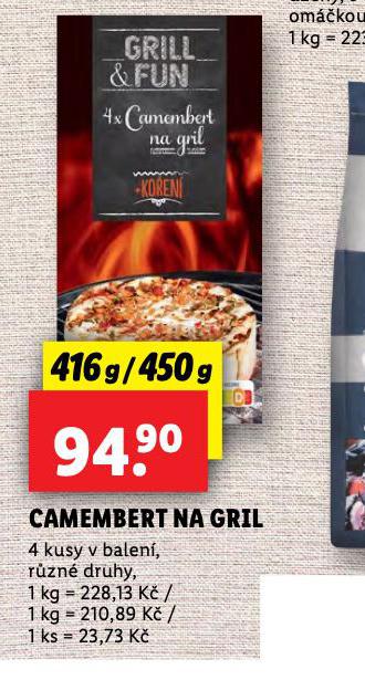 CAMEMBERT NA GRIL