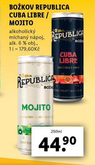 BOKOV REPUBLICA CUBA LIBRE / MOJITO