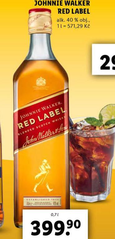 JOHNNIE WALKER RED LABEL