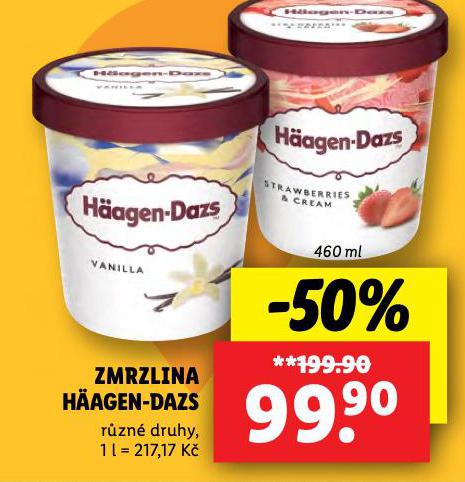 HAGEN DAZS ZMRZLINA
