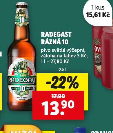 PIVO RADEGAST RZN 10