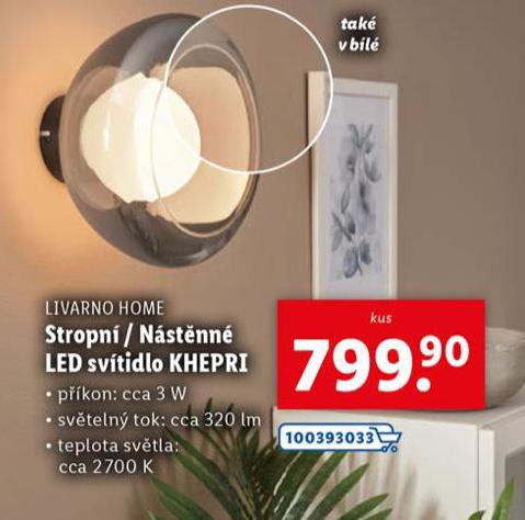STROPN / NSTNN LED SVTIDLO KHEPRI