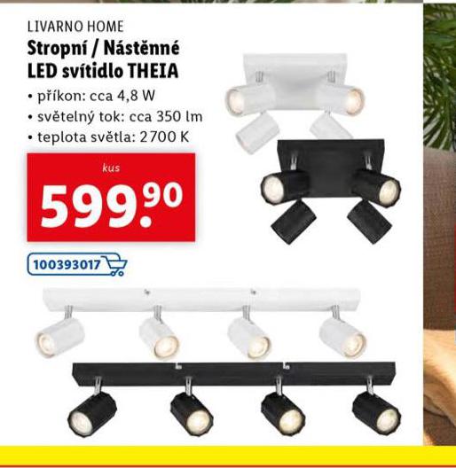 STROPN / NSTNN LED SVTIDLO THEIA