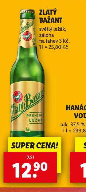 PIVO ZLAT BAANT