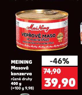 MEINING MASOV KONZERVA